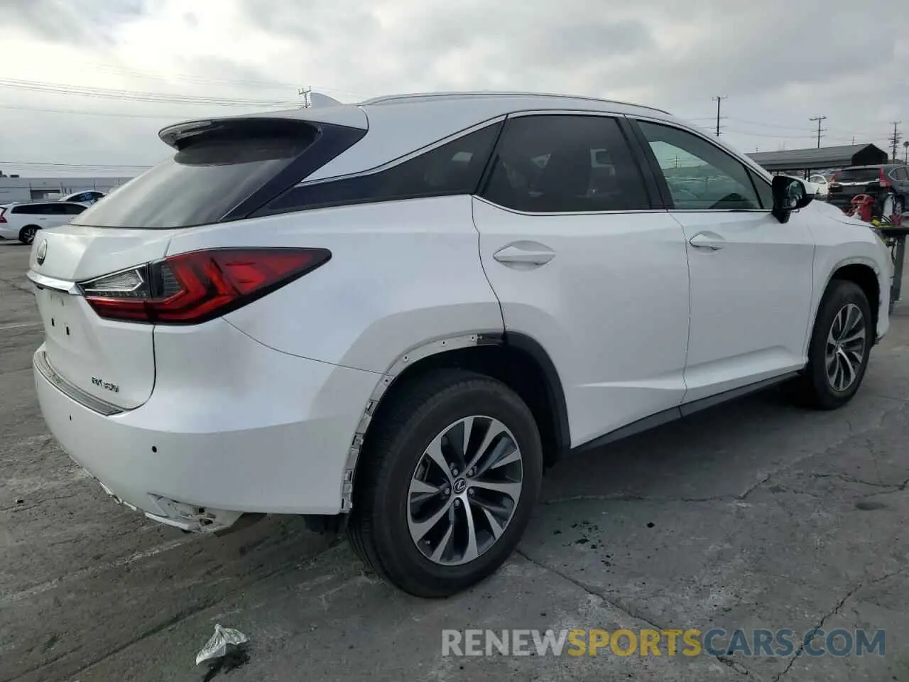 3 fotografías del automóvil dañado 2T2AZMAA9LC160005 LEXUS RX350 2020