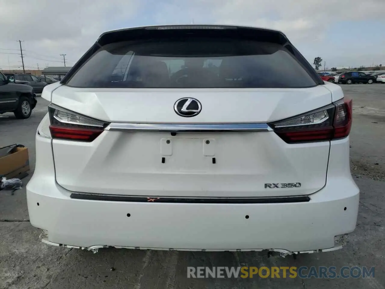 6 fotografías del automóvil dañado 2T2AZMAA9LC160005 LEXUS RX350 2020