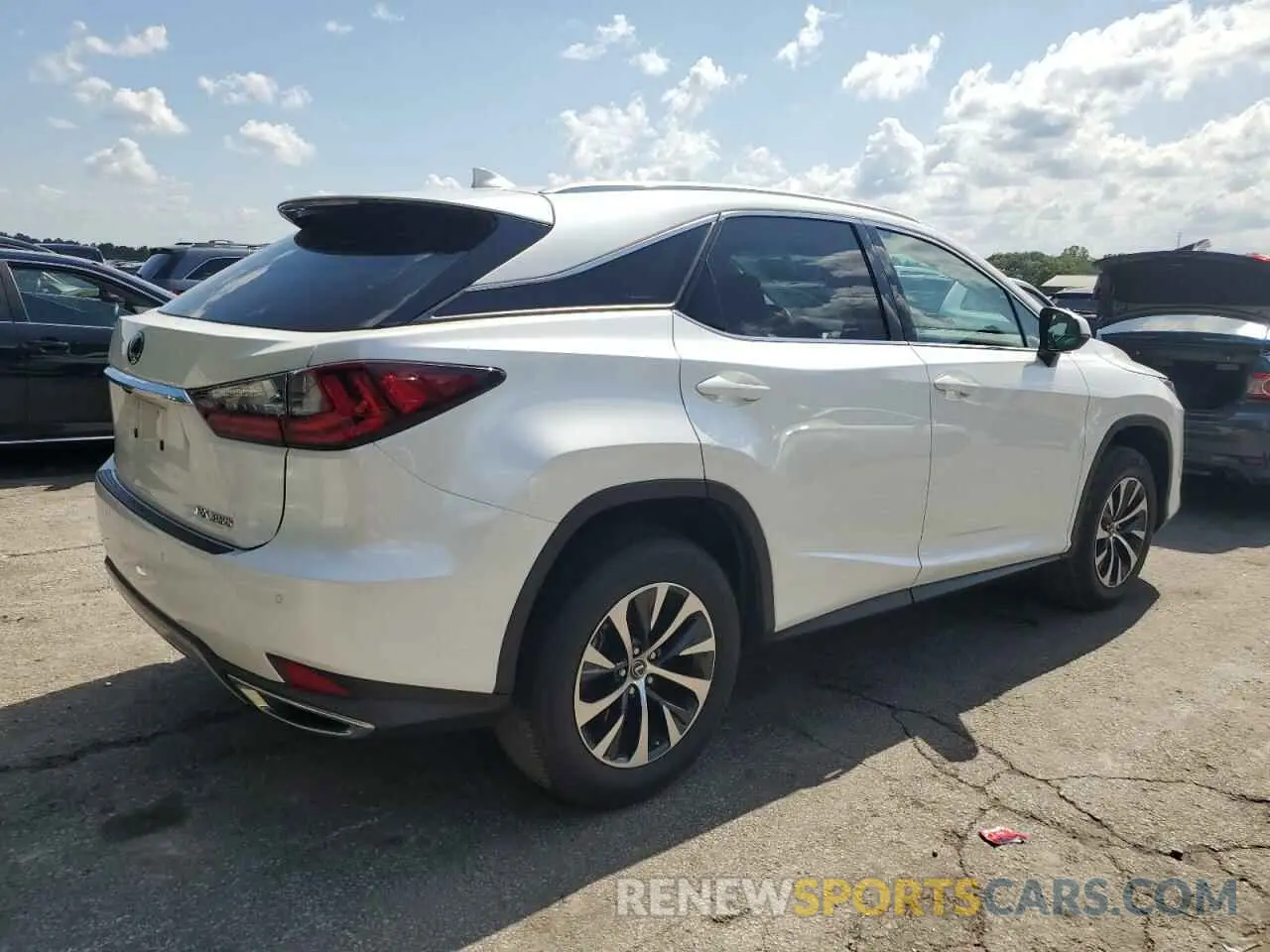 3 fotografías del automóvil dañado 2T2AZMAA9LC179332 LEXUS RX350 2020