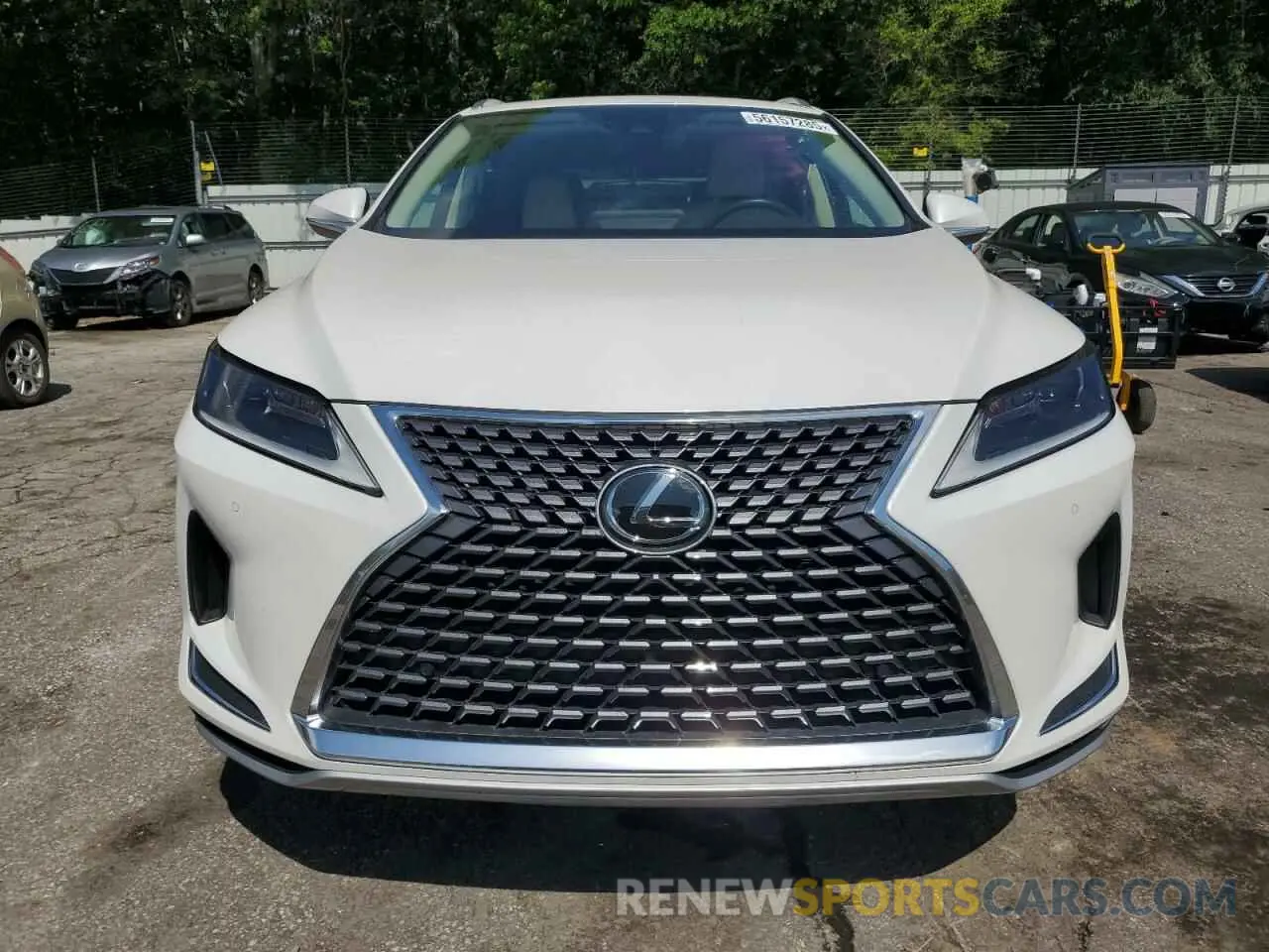 5 fotografías del automóvil dañado 2T2AZMAA9LC179332 LEXUS RX350 2020