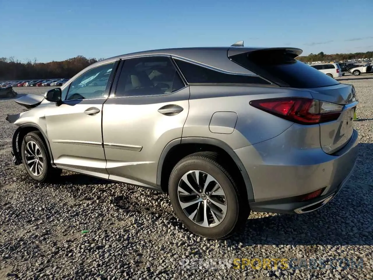 2 fotografías del automóvil dañado 2T2AZMAA9LC180643 LEXUS RX350 2020