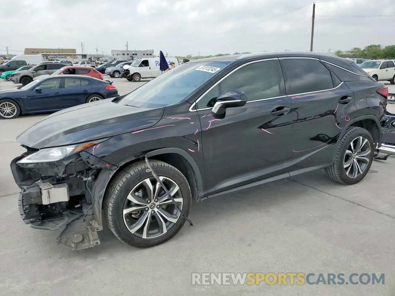 1 fotografías del automóvil dañado 2T2HZMAA0LC161879 LEXUS RX350 2020