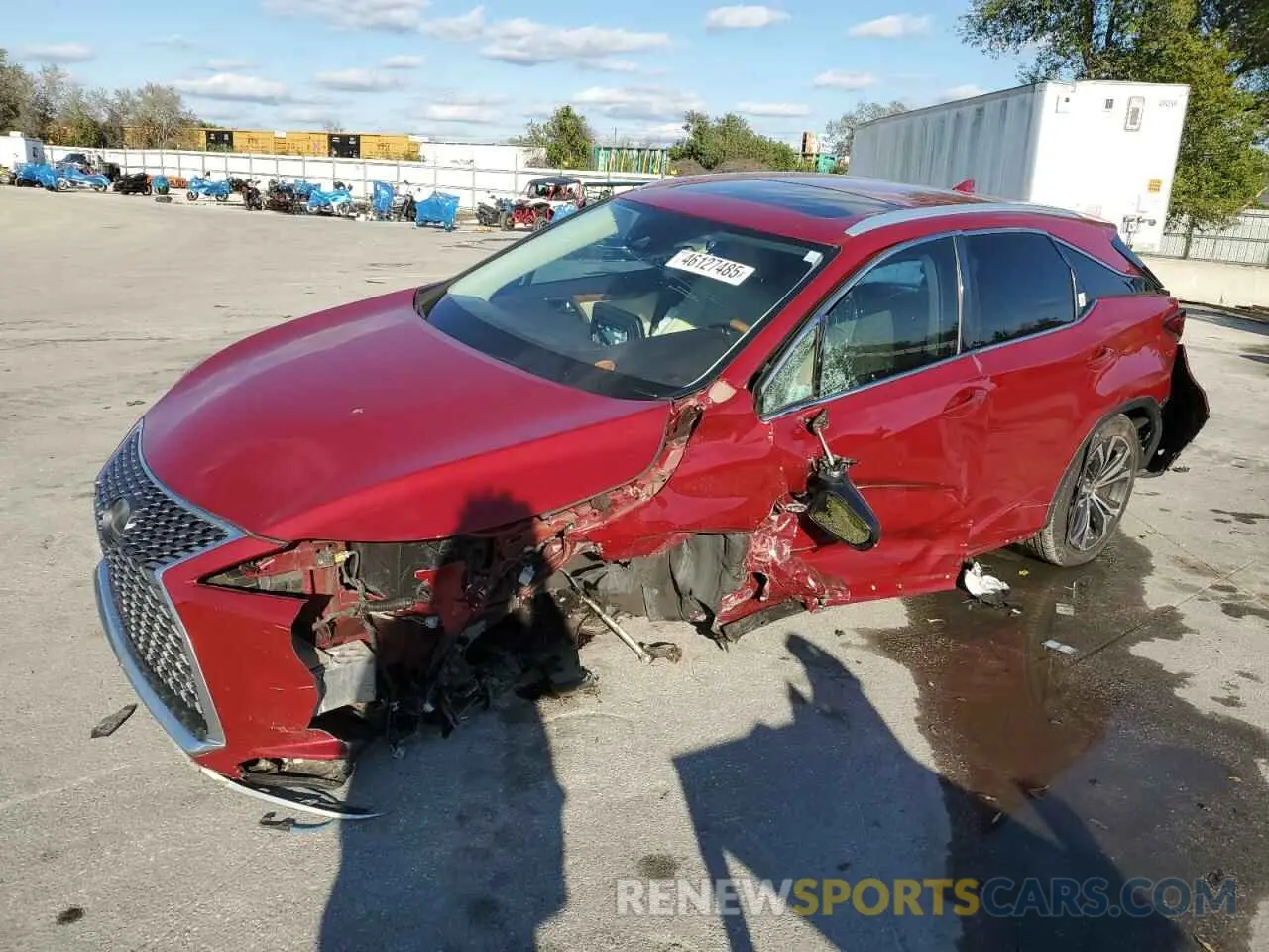 1 fotografías del automóvil dañado 2T2HZMAA1LC168369 LEXUS RX350 2020