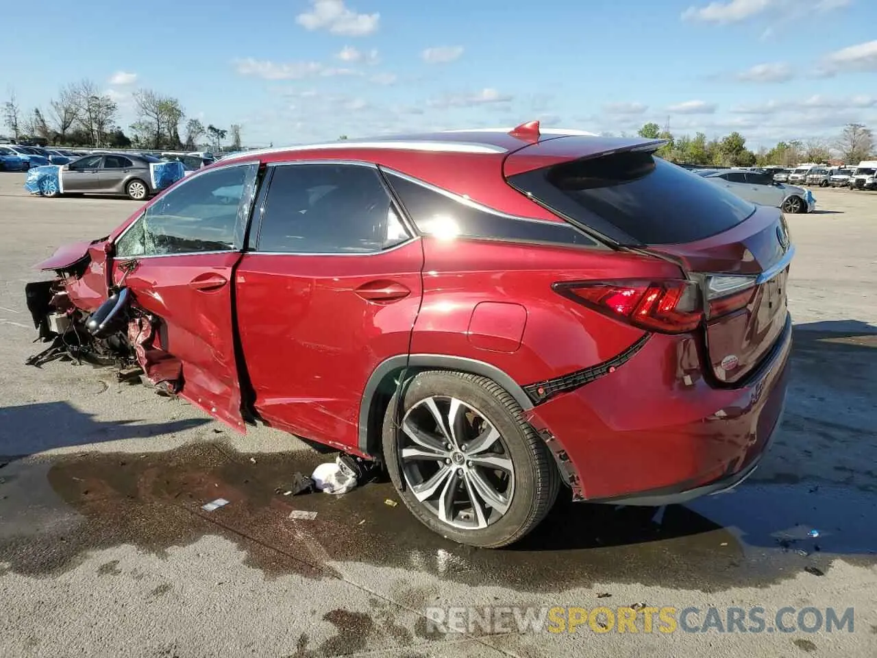 2 fotografías del automóvil dañado 2T2HZMAA1LC168369 LEXUS RX350 2020