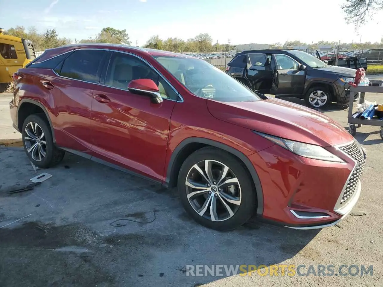 4 fotografías del automóvil dañado 2T2HZMAA1LC168369 LEXUS RX350 2020