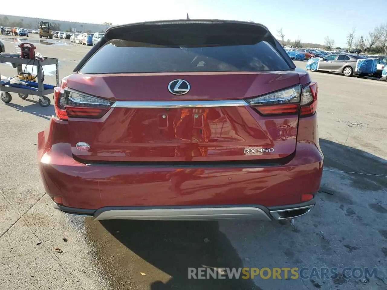 6 fotografías del automóvil dañado 2T2HZMAA1LC168369 LEXUS RX350 2020