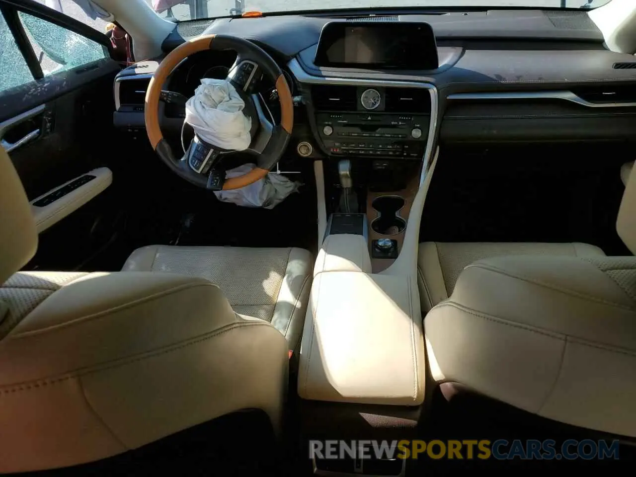 8 fotografías del automóvil dañado 2T2HZMAA1LC168369 LEXUS RX350 2020