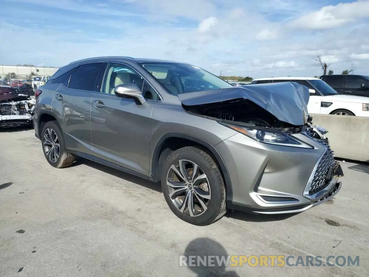 4 fotografías del automóvil dañado 2T2HZMAA1LC174818 LEXUS RX350 2020