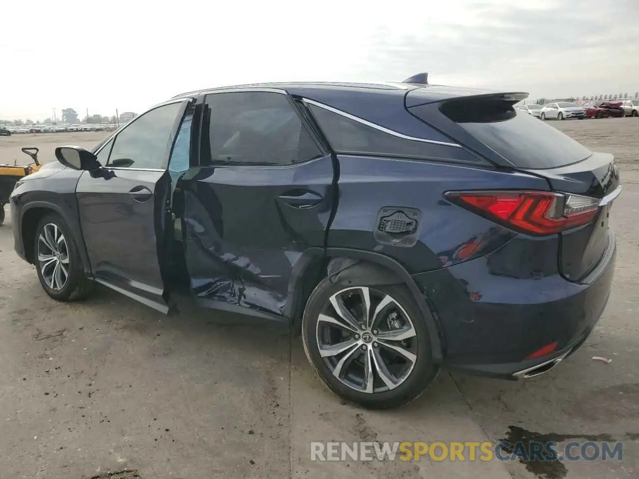 2 fotografías del automóvil dañado 2T2HZMAA1LC179582 LEXUS RX350 2020