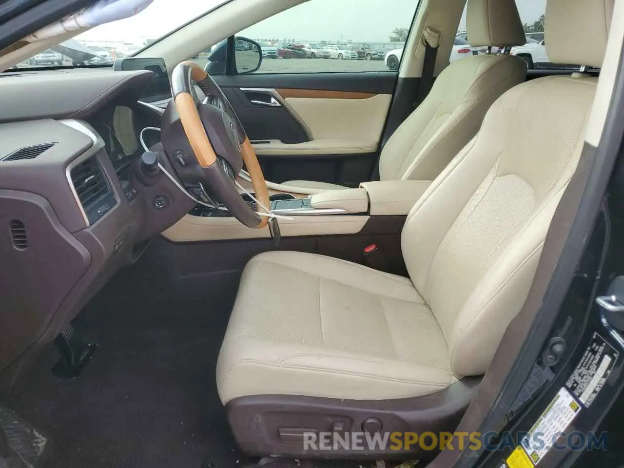 7 fotografías del automóvil dañado 2T2HZMAA1LC179582 LEXUS RX350 2020
