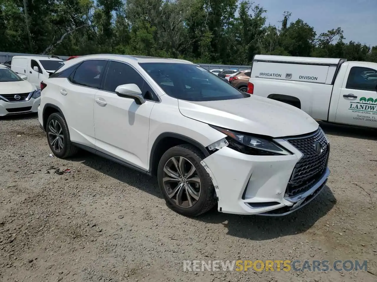 4 fotografías del automóvil dañado 2T2HZMAA2LC166971 LEXUS RX350 2020