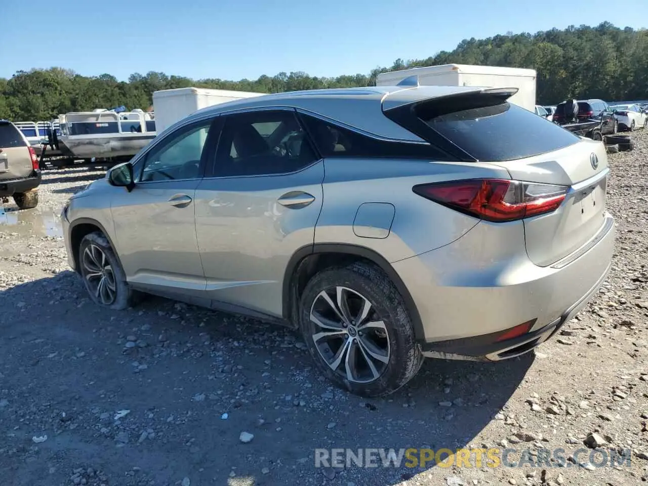 2 fotografías del automóvil dañado 2T2HZMAA2LC169157 LEXUS RX350 2020