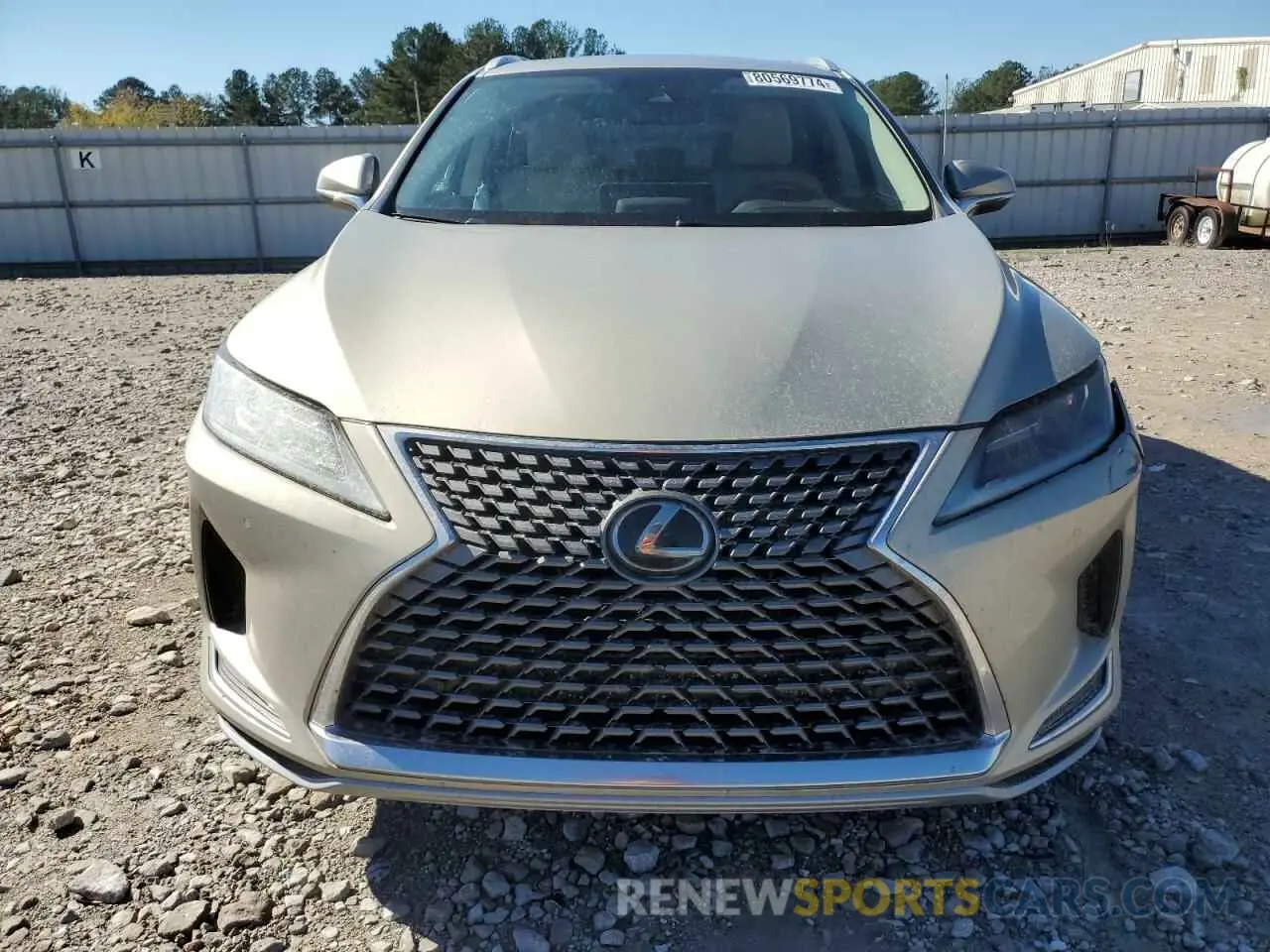 5 fotografías del automóvil dañado 2T2HZMAA2LC169157 LEXUS RX350 2020