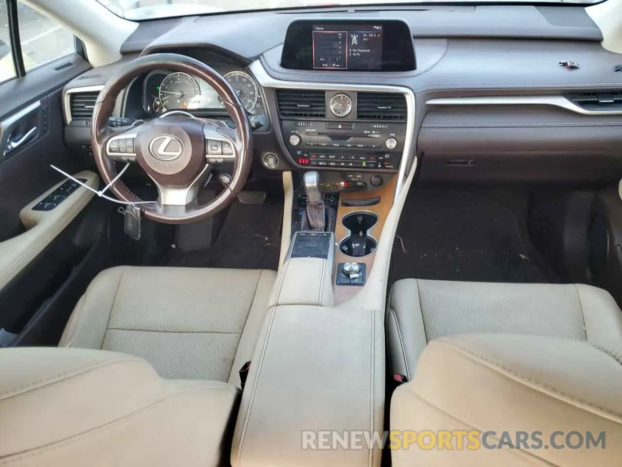8 fotografías del automóvil dañado 2T2HZMAA4LC174442 LEXUS RX350 2020