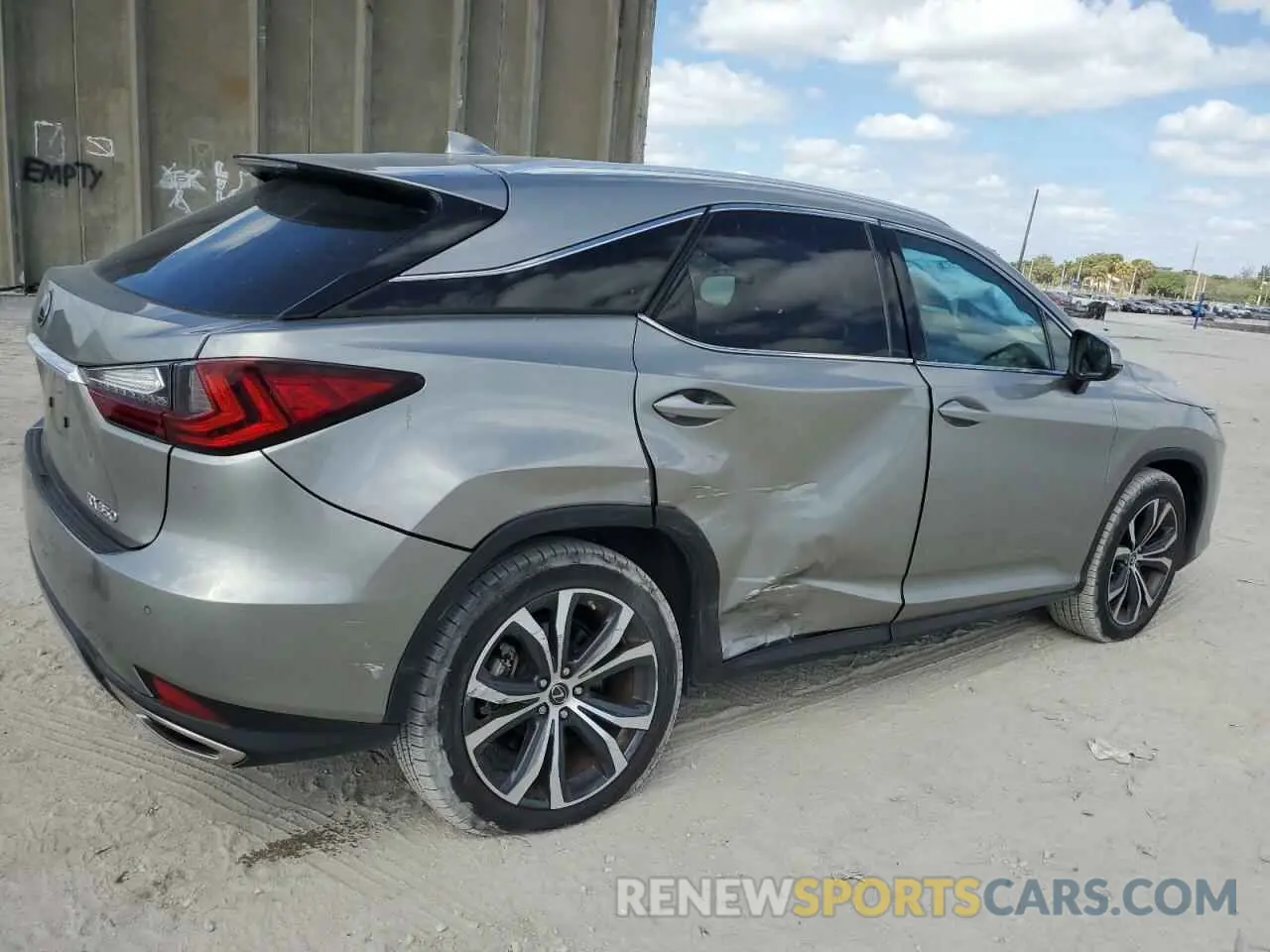 3 fotografías del automóvil dañado 2T2HZMAA5LC165541 LEXUS RX350 2020
