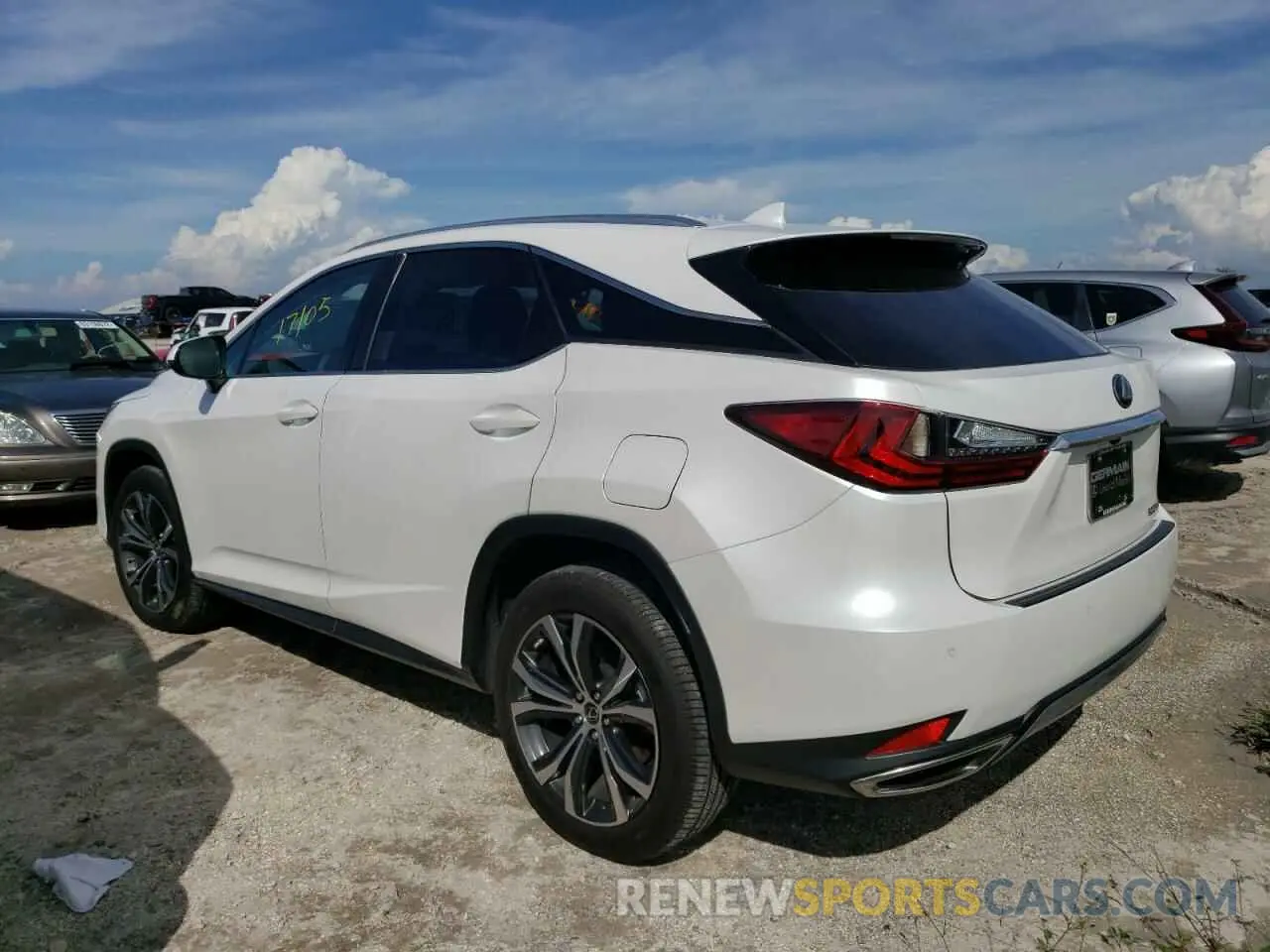 3 fotografías del automóvil dañado 2T2HZMAA6LC151521 LEXUS RX350 2020
