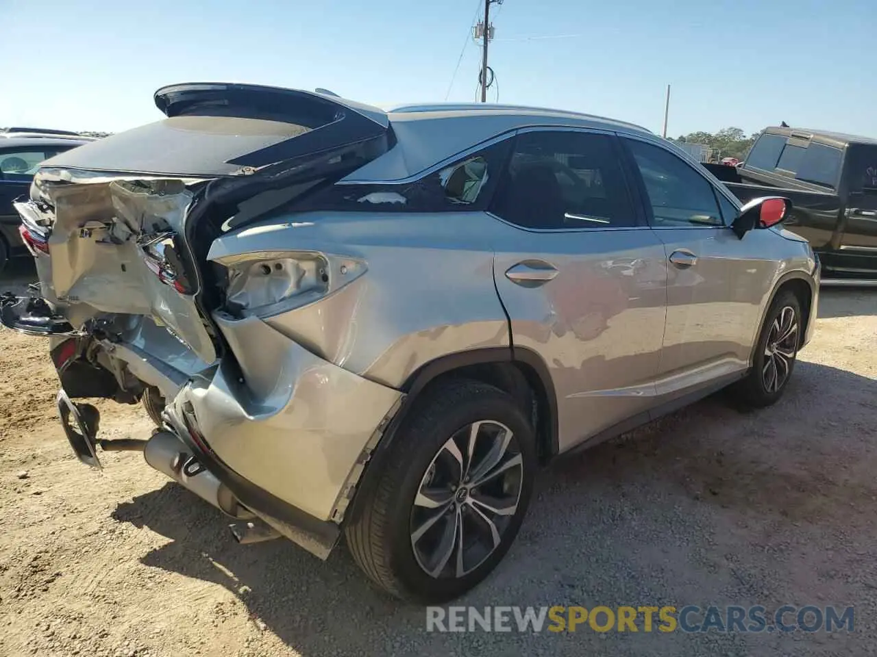 3 fotografías del automóvil dañado 2T2HZMAA7LC168442 LEXUS RX350 2020