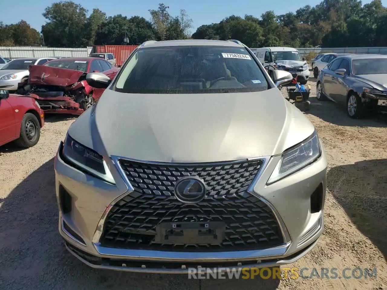 5 fotografías del automóvil dañado 2T2HZMAA7LC168442 LEXUS RX350 2020
