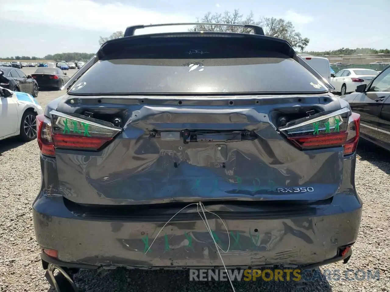 6 fotografías del automóvil dañado 2T2HZMAA7LC175052 LEXUS RX350 2020