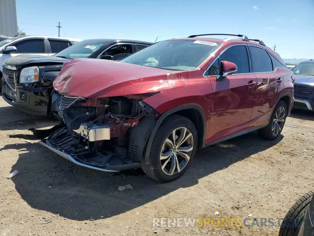 1 fotografías del automóvil dañado 2T2HZMAA8LC162004 LEXUS RX350 2020