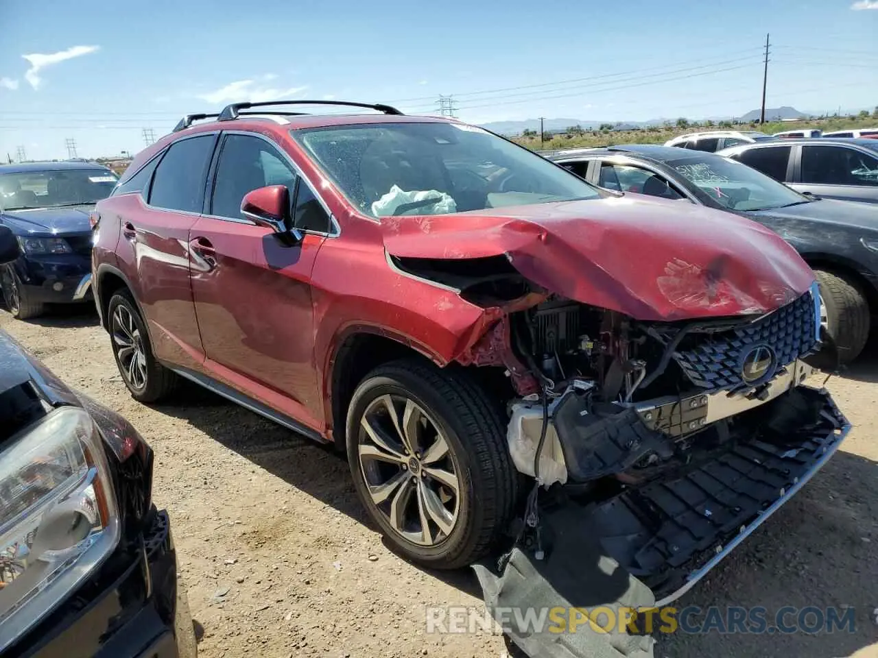 4 fotografías del automóvil dañado 2T2HZMAA8LC162004 LEXUS RX350 2020