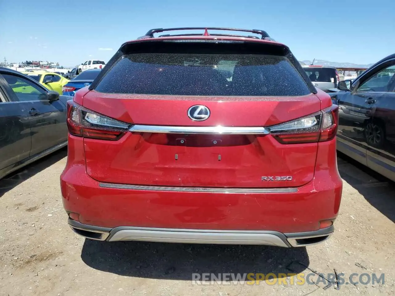 6 fotografías del automóvil dañado 2T2HZMAA8LC162004 LEXUS RX350 2020