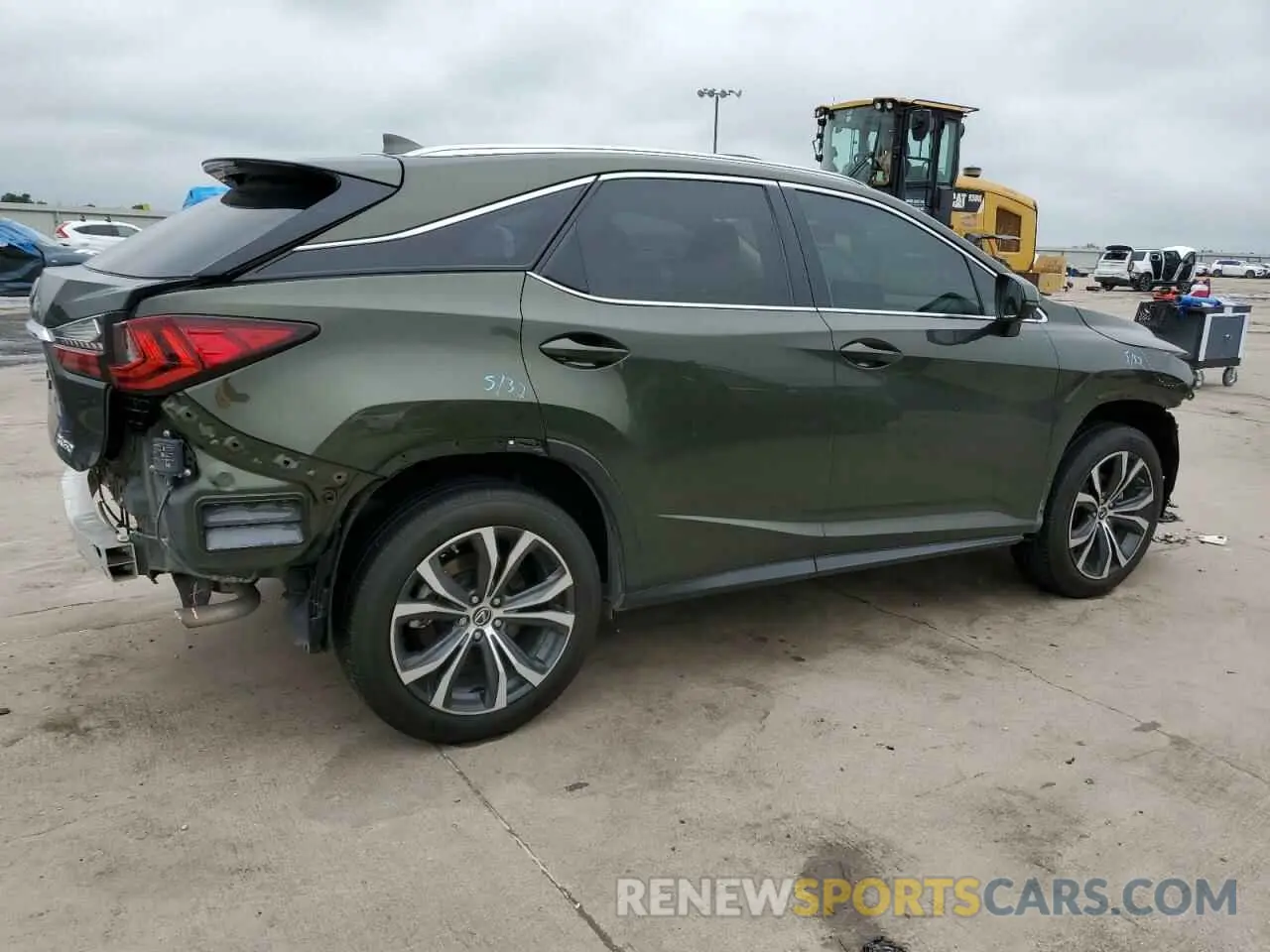 3 fotografías del automóvil dañado 2T2HZMAA8LC162200 LEXUS RX350 2020