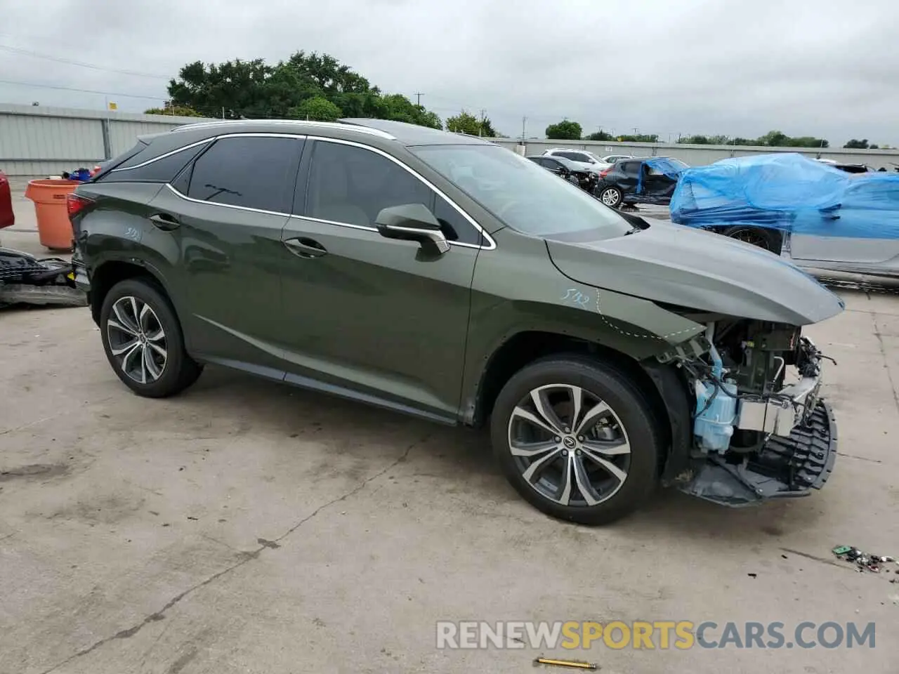 4 fotografías del automóvil dañado 2T2HZMAA8LC162200 LEXUS RX350 2020