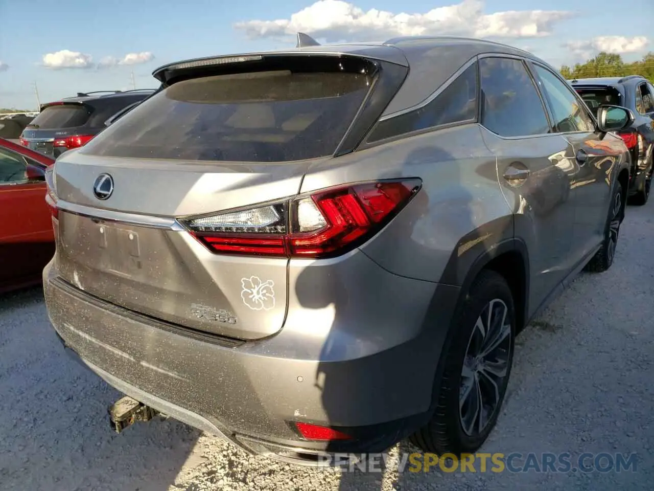 4 fotografías del automóvil dañado 2T2HZMAA9LC159001 LEXUS RX350 2020