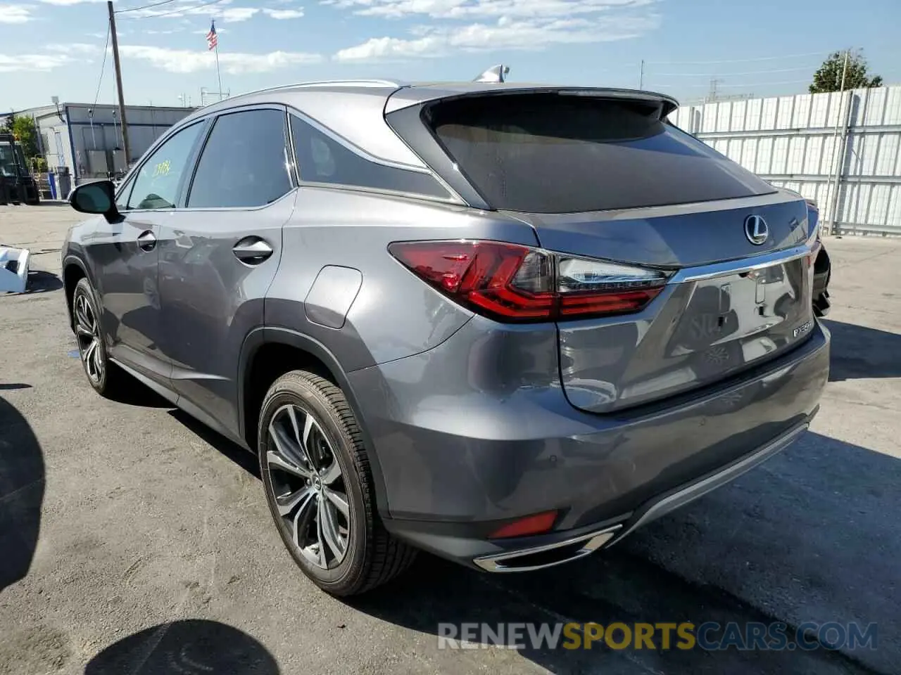 3 fotografías del automóvil dañado 2T2HZMAA9LC162450 LEXUS RX350 2020
