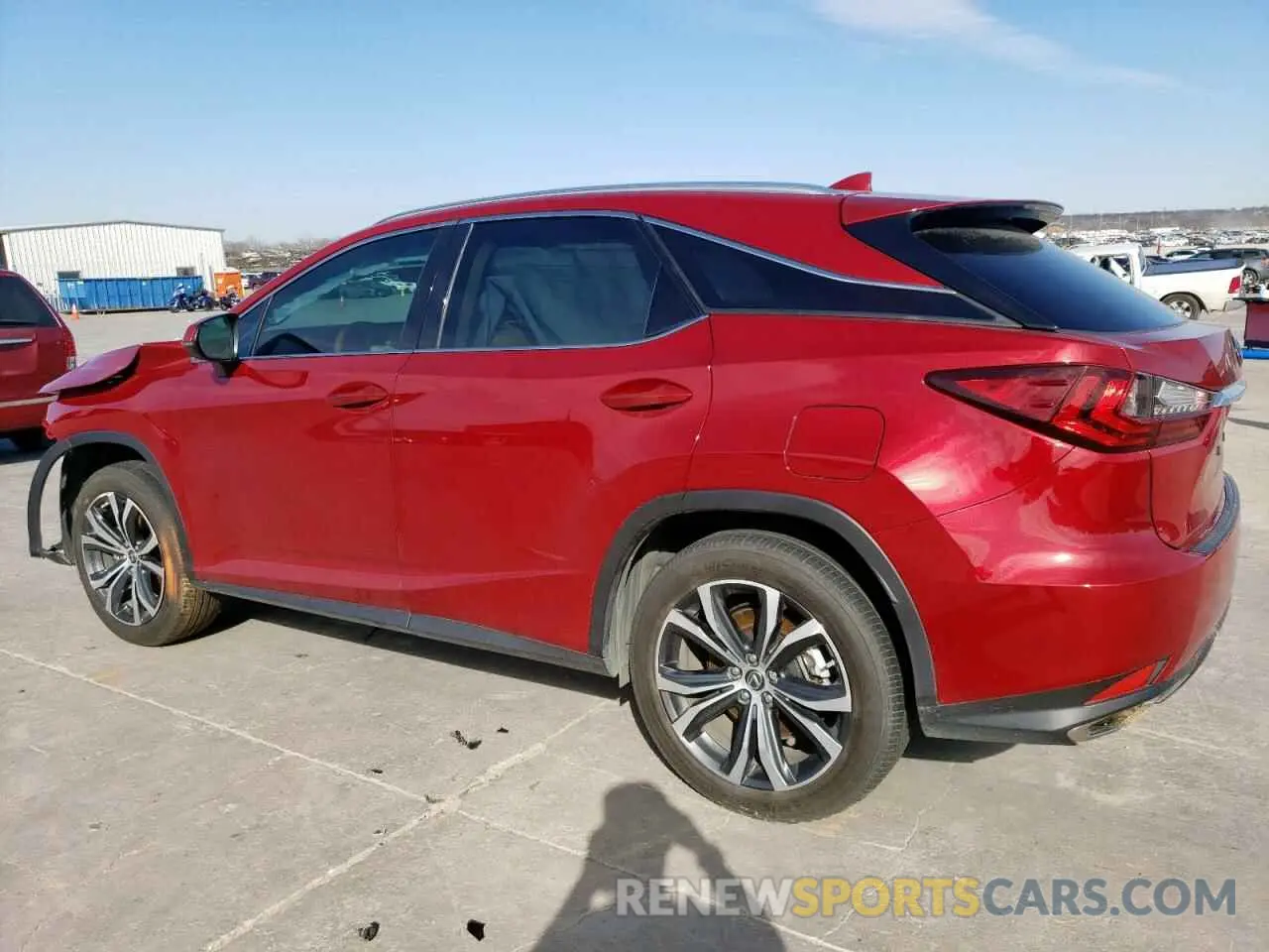 2 fotografías del automóvil dañado 2T2HZMAAXLC178589 LEXUS RX350 2020