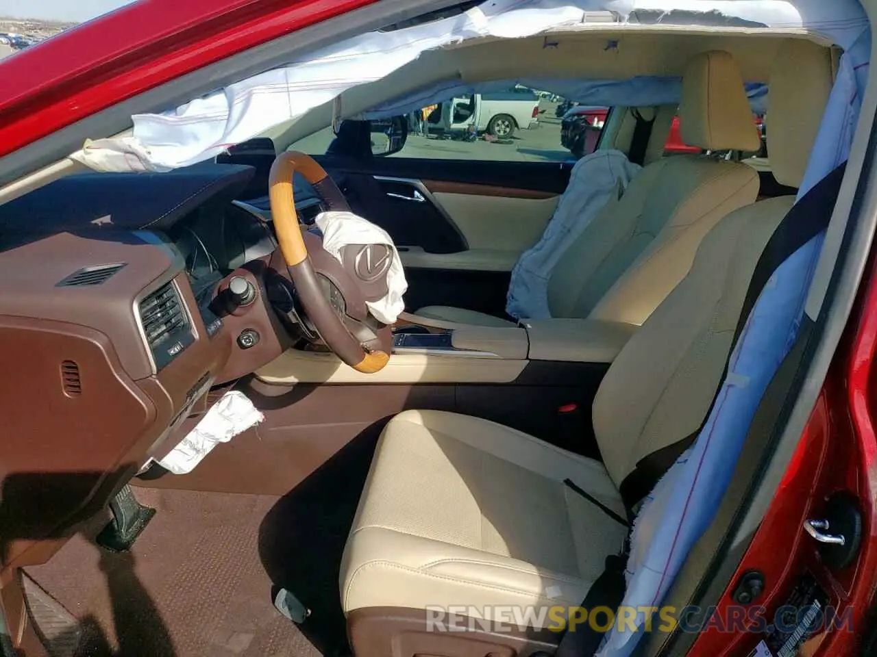 7 fotografías del automóvil dañado 2T2HZMAAXLC178589 LEXUS RX350 2020