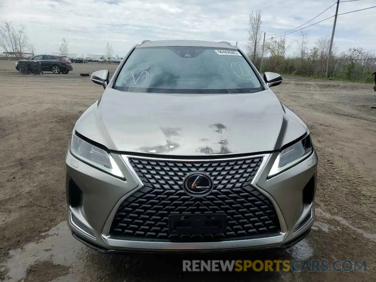 5 fotografías del automóvil dañado 2T2HZMDA0LC246359 LEXUS RX350 2020