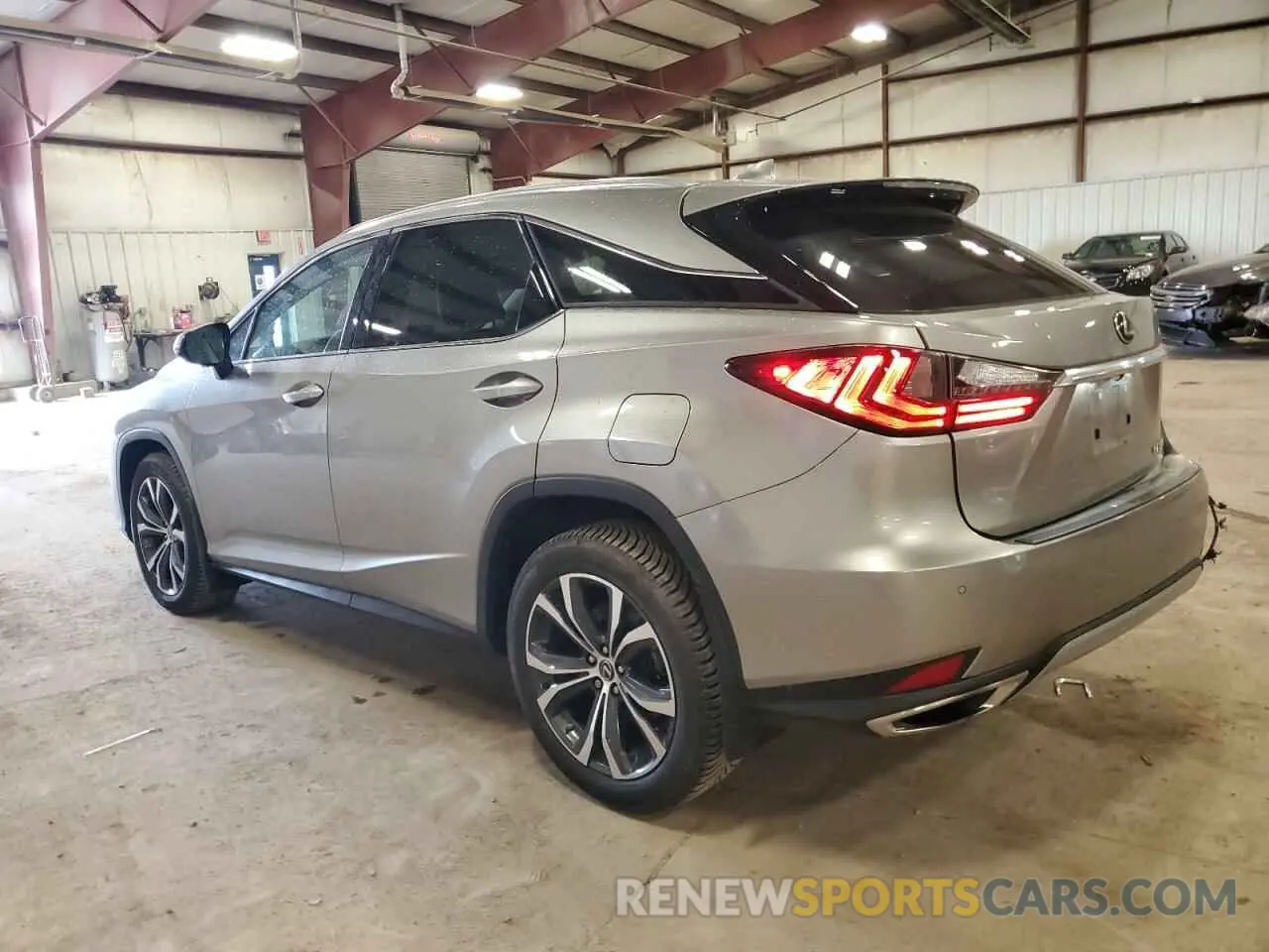 2 fotografías del automóvil dañado 2T2HZMDA3LC241222 LEXUS RX350 2020