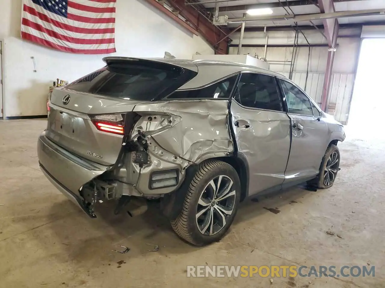 3 fotografías del automóvil dañado 2T2HZMDA3LC241222 LEXUS RX350 2020