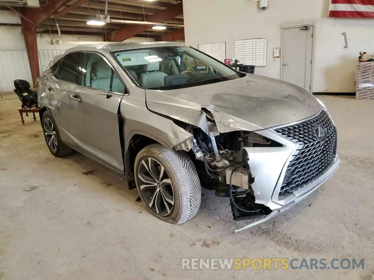 4 fotografías del automóvil dañado 2T2HZMDA3LC241222 LEXUS RX350 2020