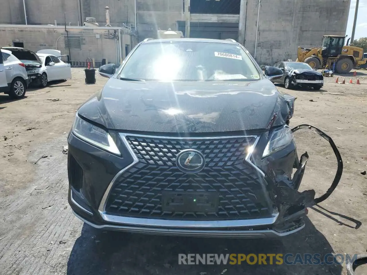 5 fotografías del automóvil dañado 2T2HZMDA4LC234439 LEXUS RX350 2020