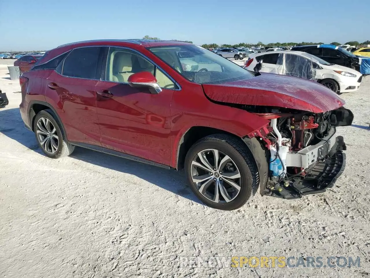 4 fotografías del automóvil dañado 2T2HZMDA5LC219464 LEXUS RX350 2020