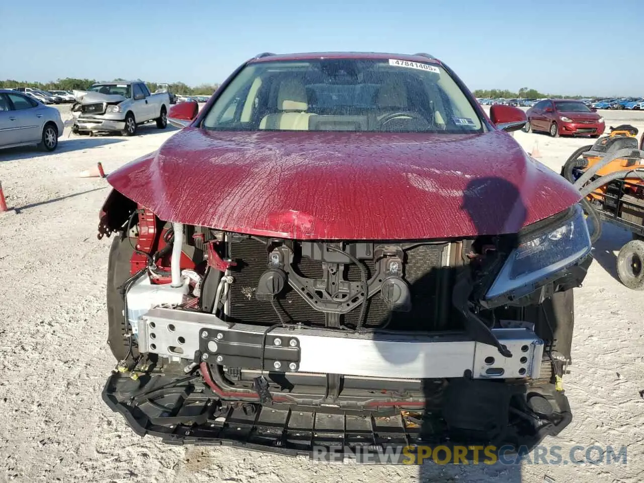 5 fotografías del automóvil dañado 2T2HZMDA5LC219464 LEXUS RX350 2020