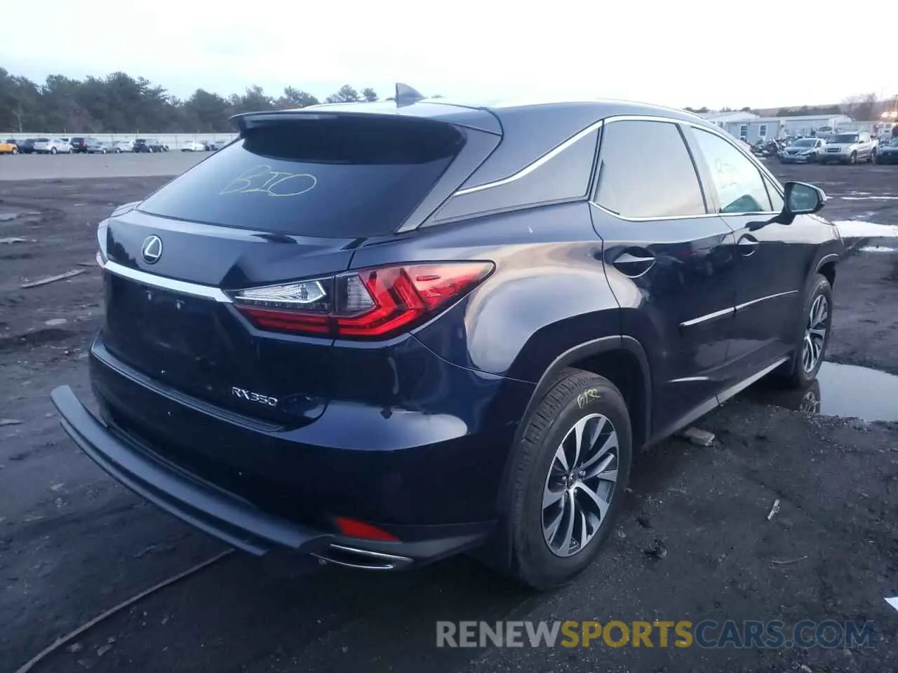 4 fotografías del automóvil dañado 2T2HZMDA5LC231162 LEXUS RX350 2020