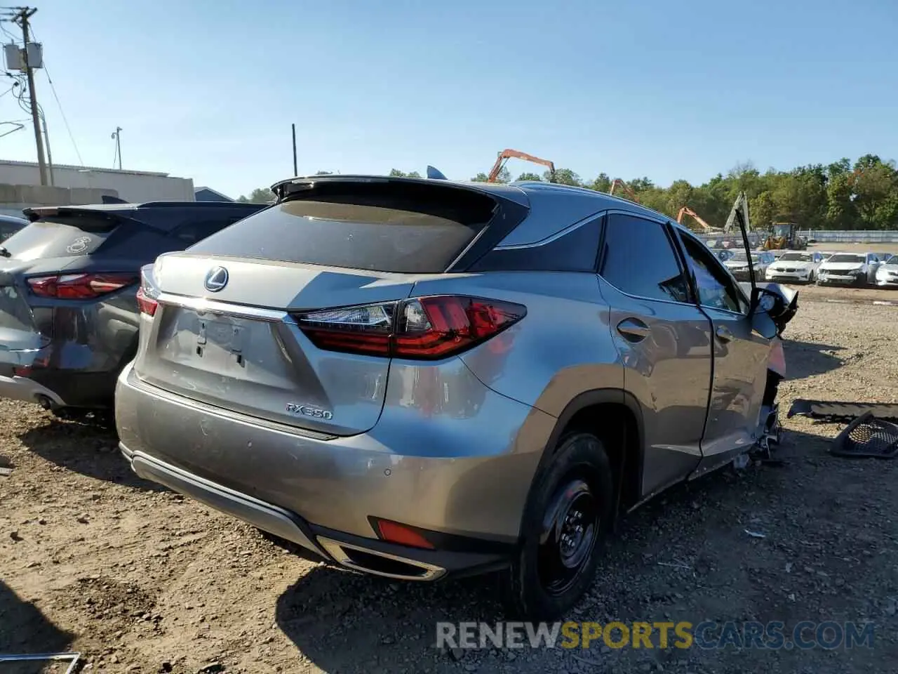 4 fotografías del automóvil dañado 2T2HZMDA6LC240209 LEXUS RX350 2020