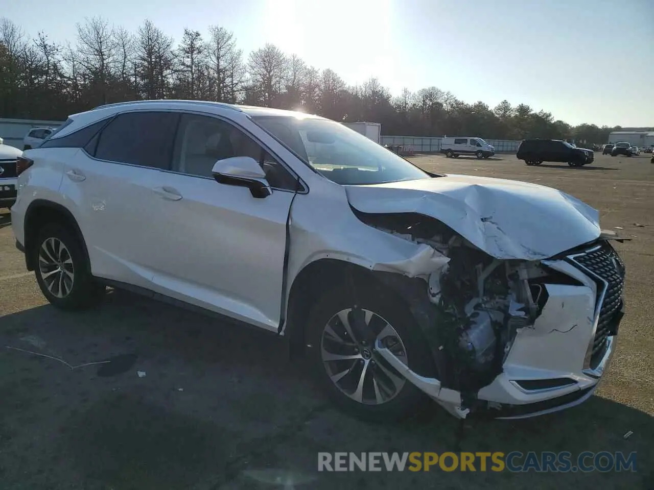 4 fotografías del automóvil dañado 2T2HZMDA6LC253493 LEXUS RX350 2020