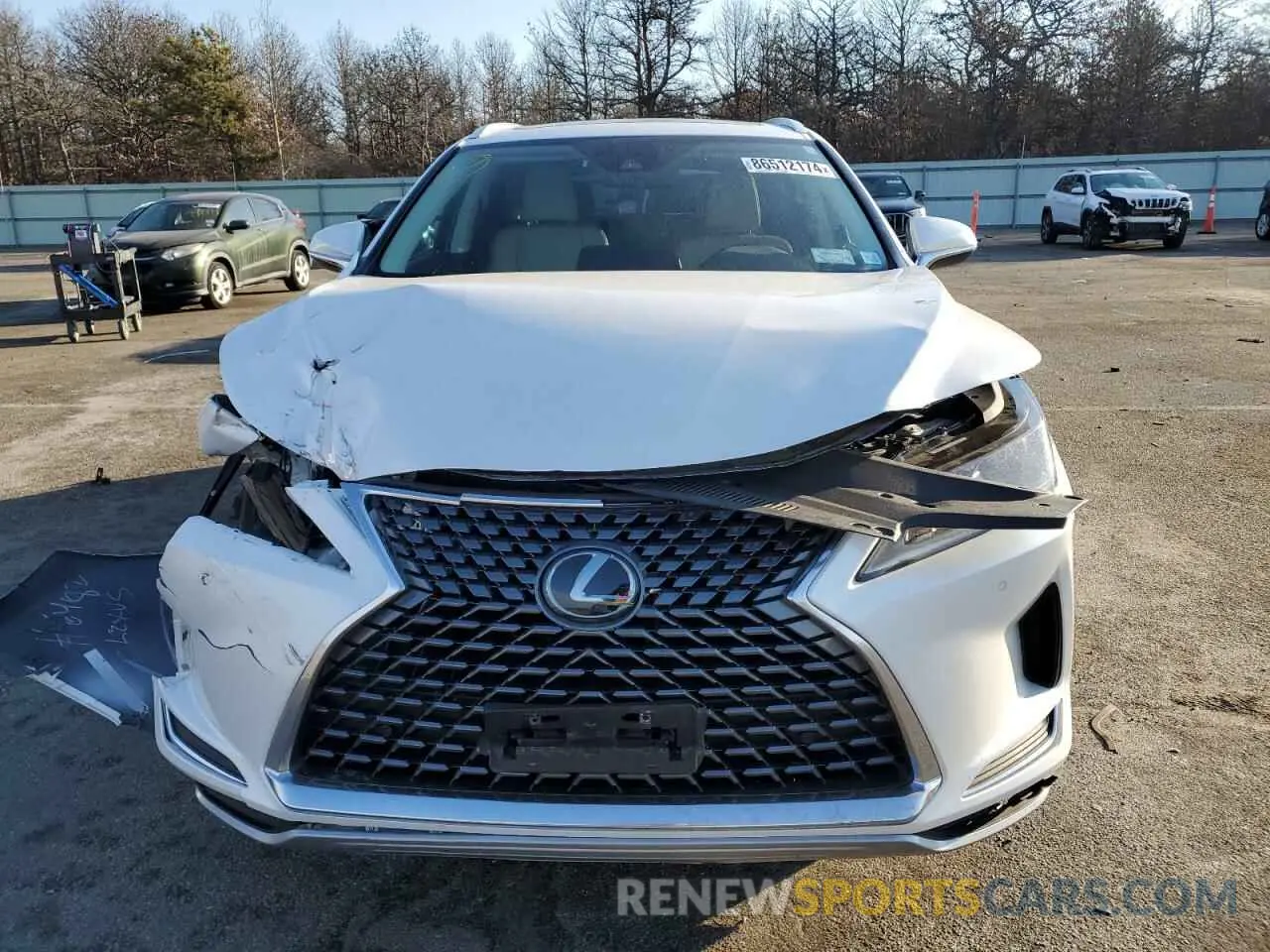 5 fotografías del automóvil dañado 2T2HZMDA6LC253493 LEXUS RX350 2020
