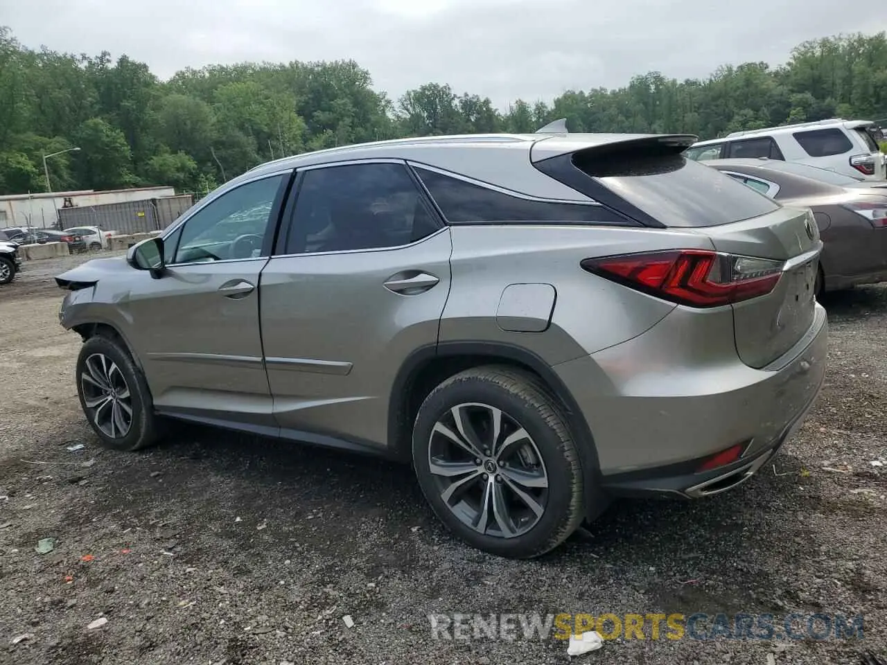 2 fotografías del automóvil dañado 2T2HZMDA7LC214475 LEXUS RX350 2020