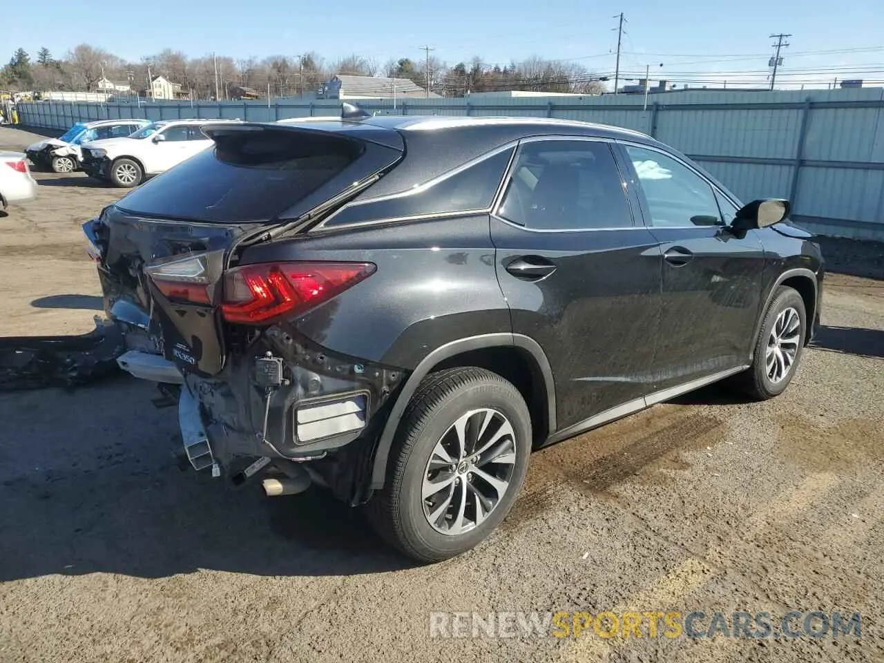 3 fotografías del automóvil dañado 2T2HZMDA7LC223550 LEXUS RX350 2020