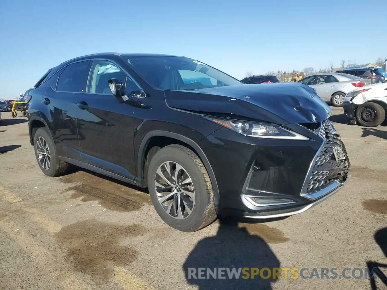 4 fotografías del automóvil dañado 2T2HZMDA7LC223550 LEXUS RX350 2020