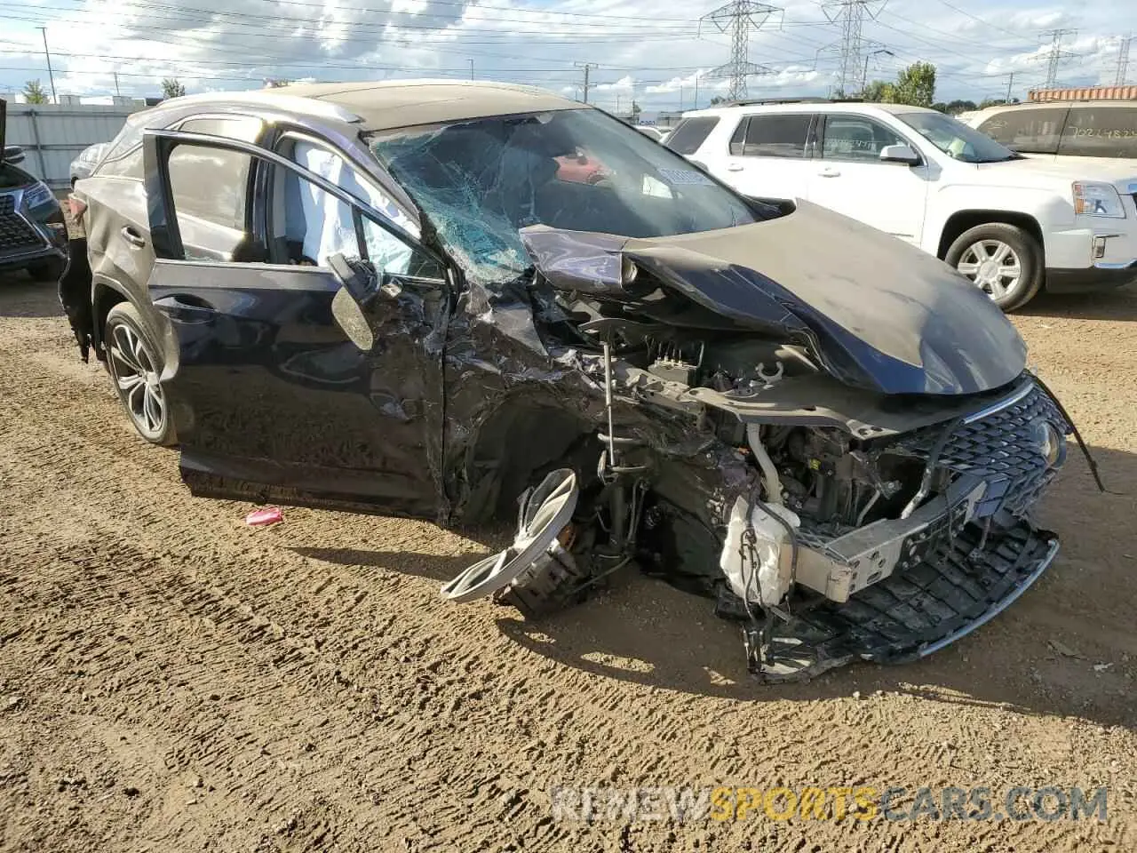 4 fotografías del automóvil dañado 2T2HZMDA7LC230675 LEXUS RX350 2020