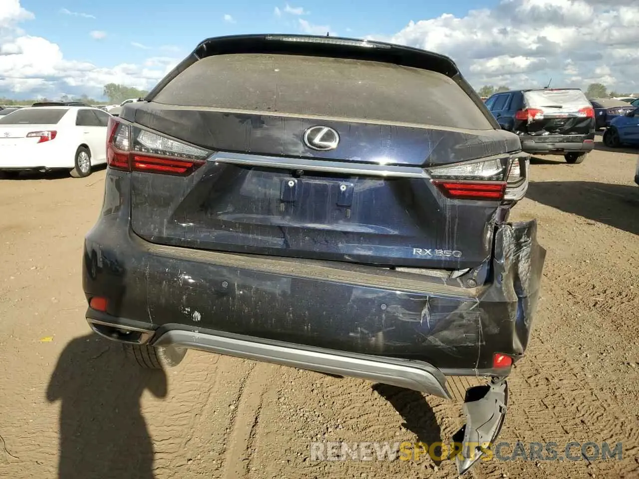 6 fotografías del automóvil dañado 2T2HZMDA7LC230675 LEXUS RX350 2020