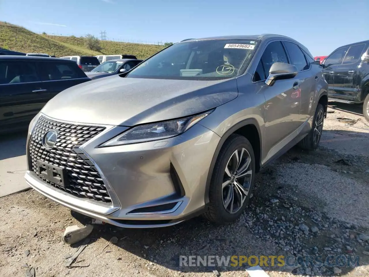 2 fotografías del automóvil dañado 2T2HZMDA9LC234713 LEXUS RX350 2020