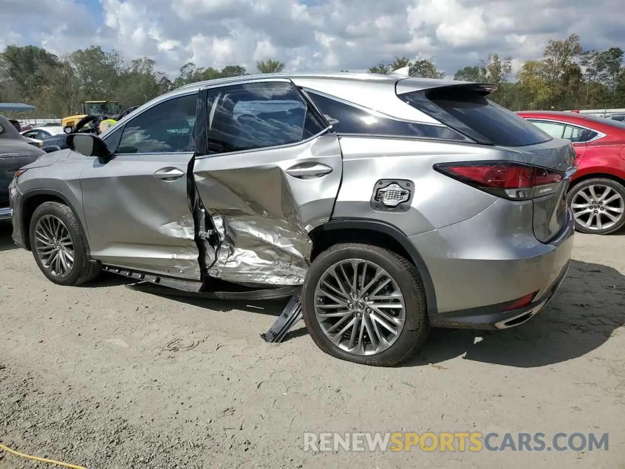 2 fotografías del automóvil dañado 2T2JZMAA3LC167550 LEXUS RX350 2020